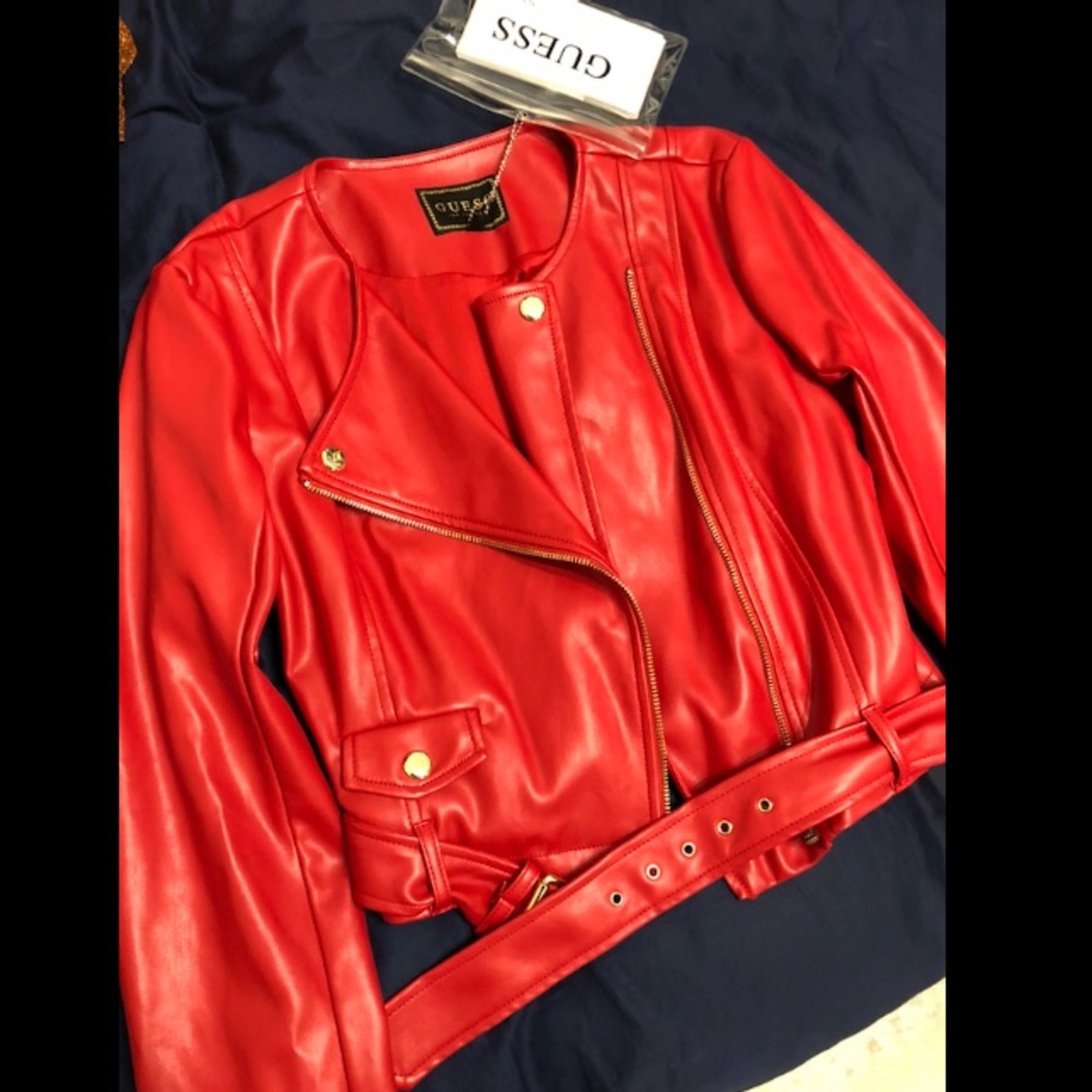 Red Moto jacket